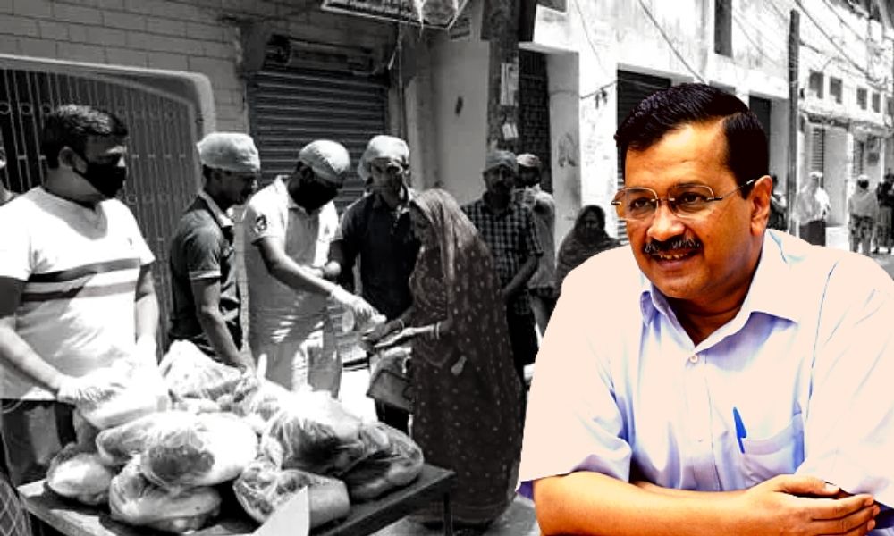 Delhi Govt Distributes 5-KG Foodgrains To People Without Ration Cards