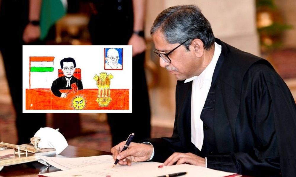 CJI Writes Emotional Letter After Class 5 Girl Lauds SCs COVID Intervention
