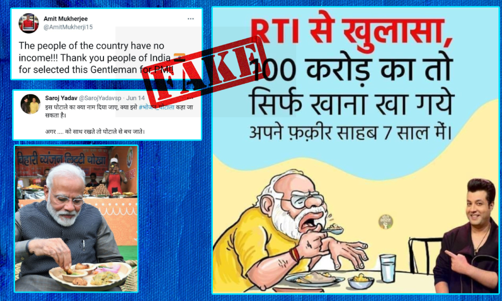 Fact Check: Did PM Modi Spend Rs 100 Cr On Food In Seven Yrs? Unsubstantiated Claim Goes Viral