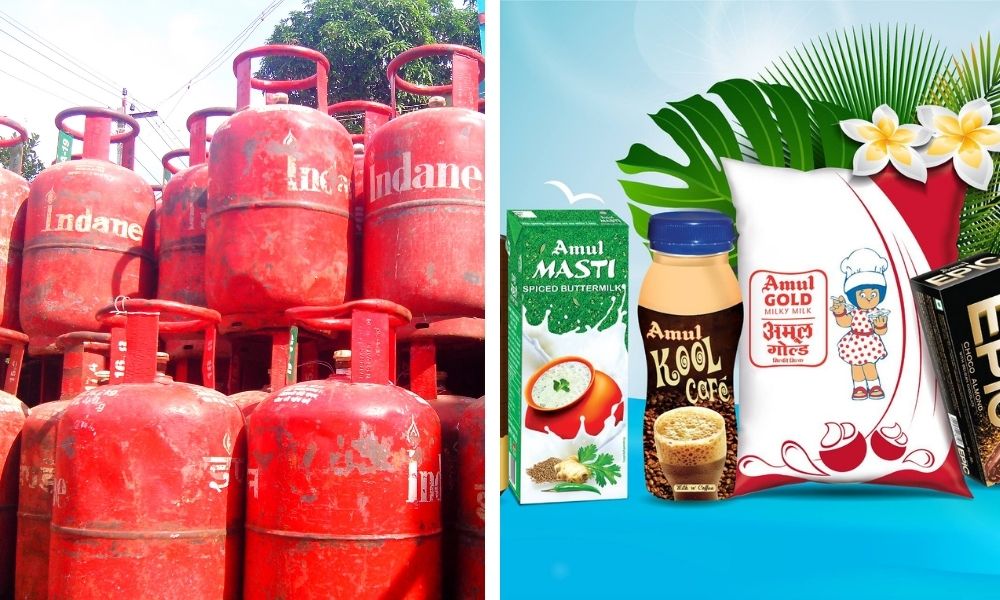 Common Mans Woes Increase As Prices of Amul Milk, LPG Cylinders Go Up