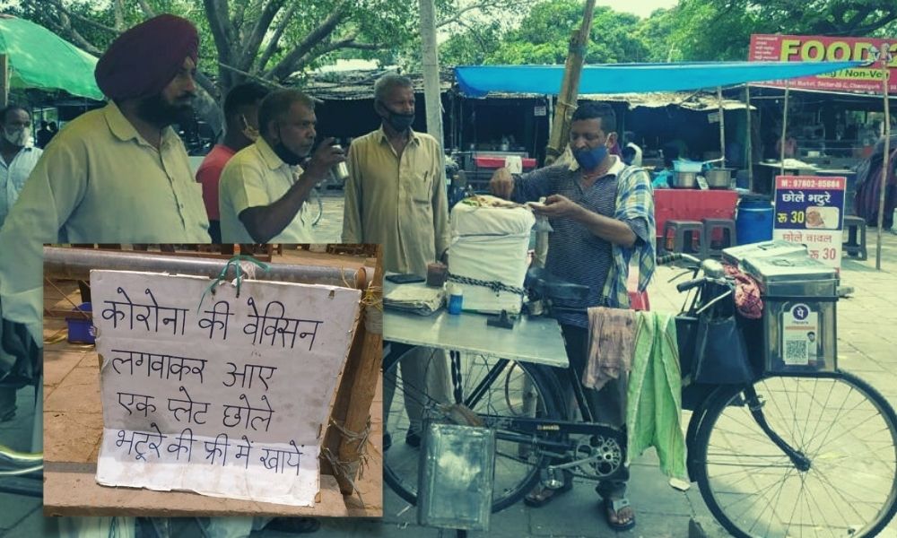 Free Food For COVID Vaccine Shot! Chandigarh Vendors Offer Raises Spirits