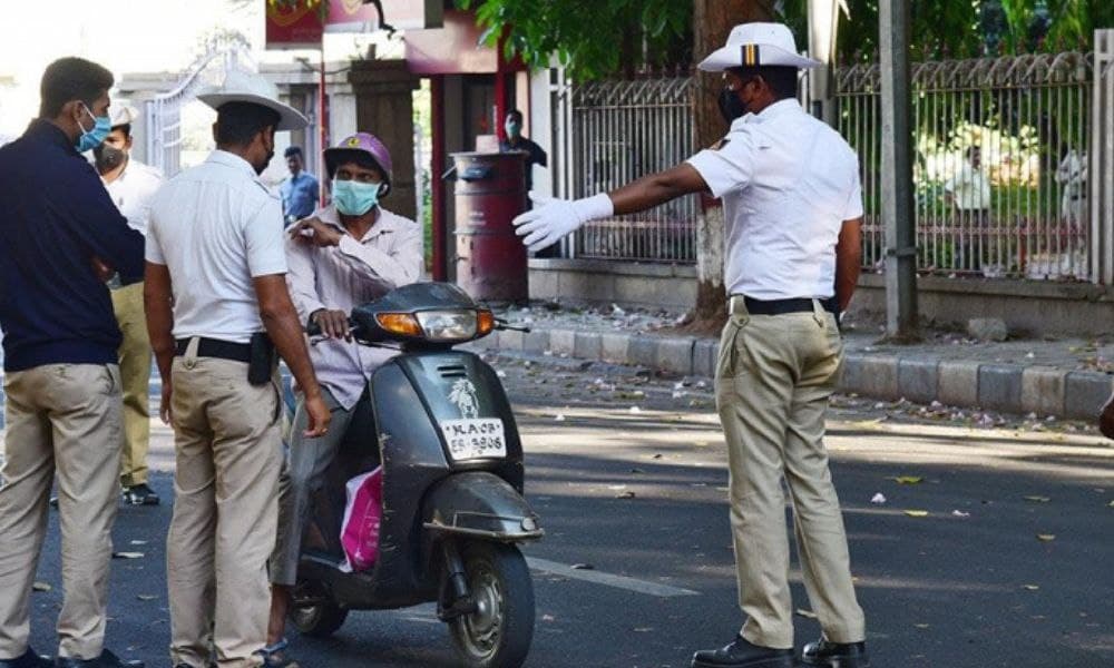 Bengaluru Traffic Cops Collected Record Fines Till May 31 Despite Curbs