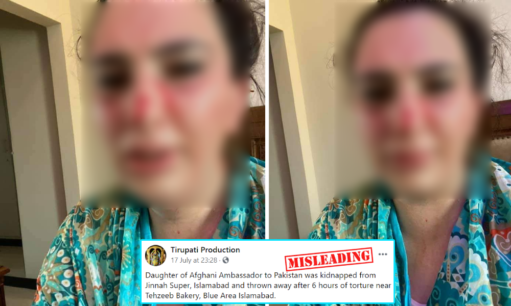 Indian Media Shares Photo Of TikTok Star As Kidnapped Daughter Of Afghans Ambassador