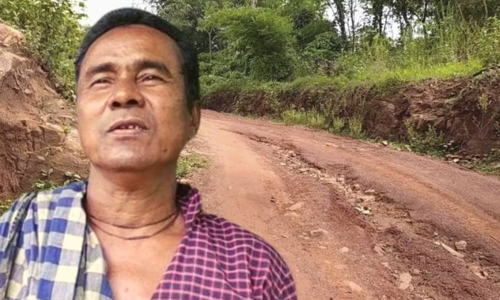 3Km Road Carved In 30 Years! Odisha Man Makes Way For Village After Govt Fails