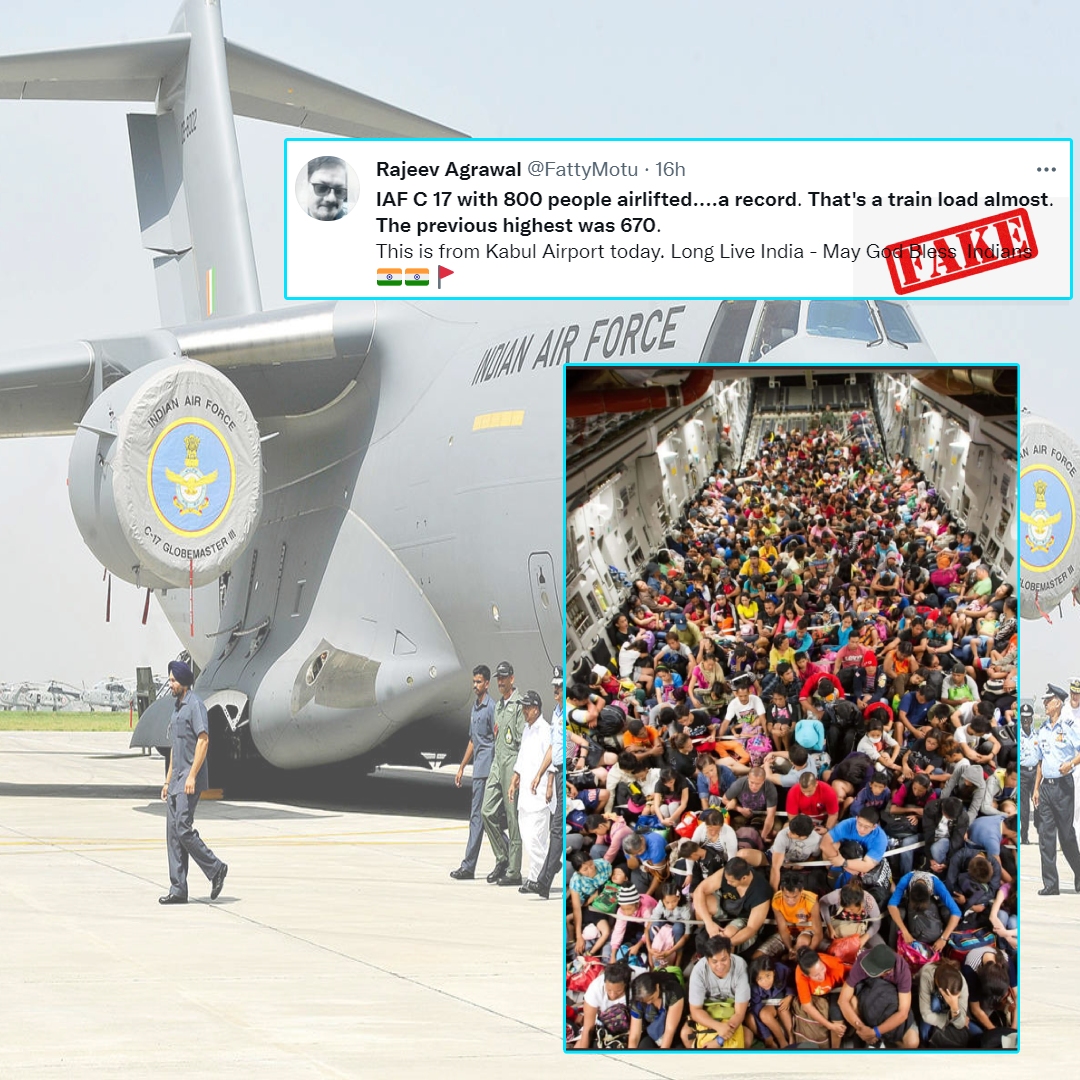 Old Image Of Rescue Operation In Philippines Shared As Evacuation Of Indians From Afghanistan