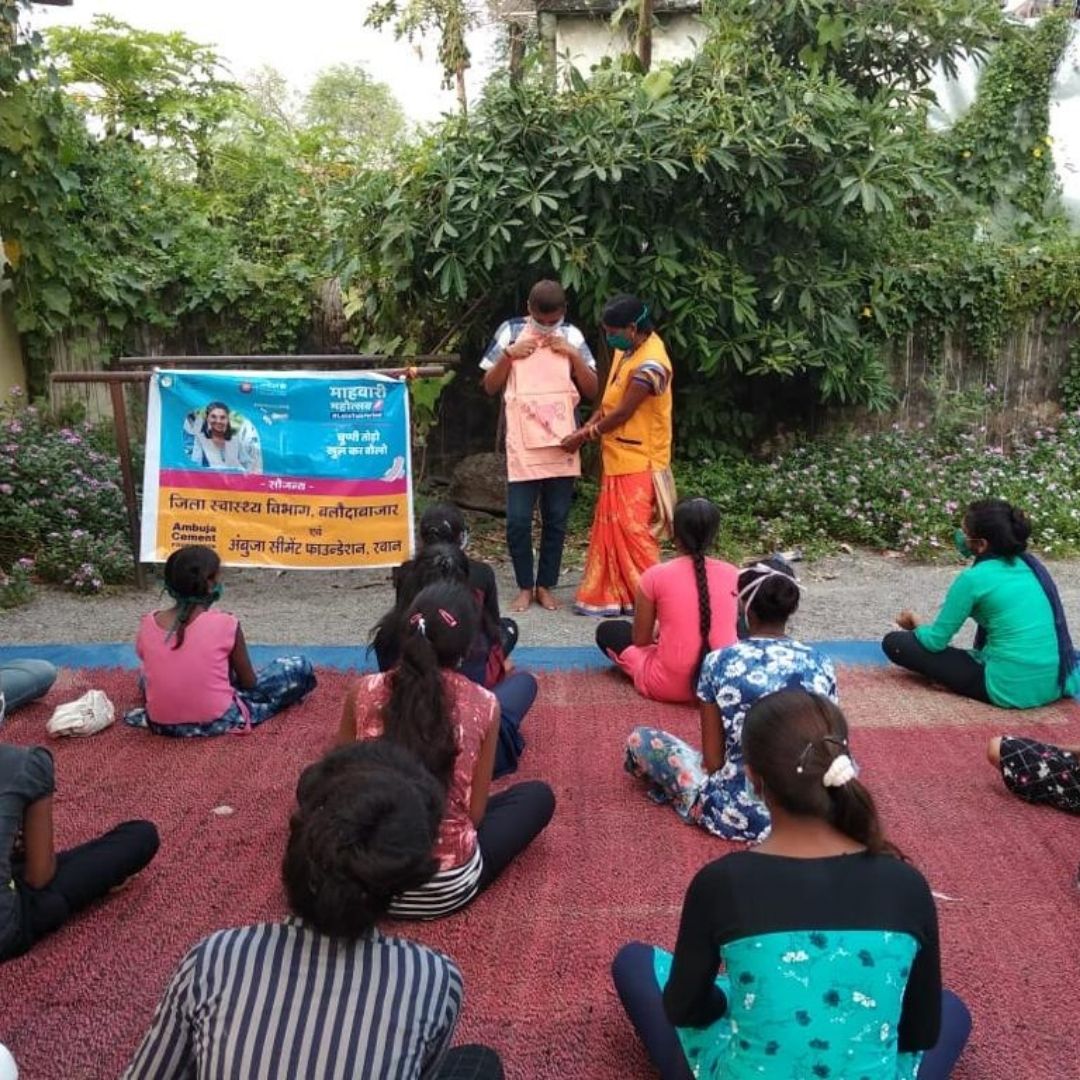 Ambuja Cement Foundation Takes A Step Forward To Promote Menstrual Hygiene; Installs Sanitary Pad Vending Machine In Govt Schools
