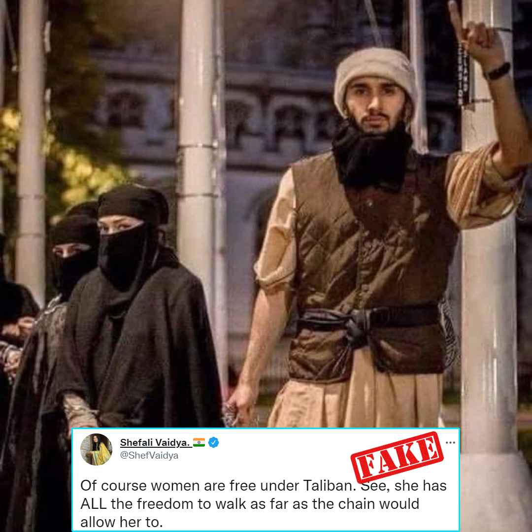 Old Photo From London Street Play Shared Claiming Taliban Is Selling Women