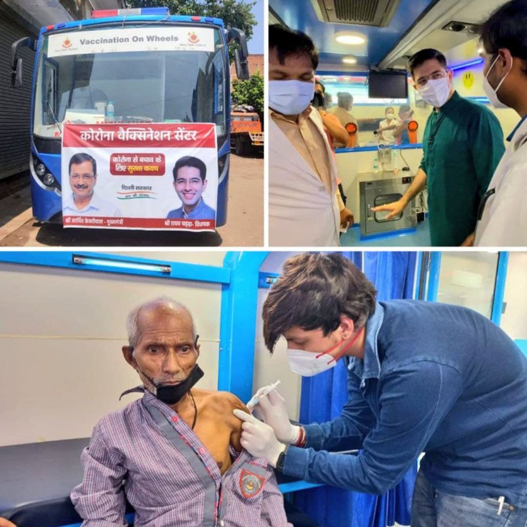 Delhi Govt Launches Vaccine On Wheels To Inoculate Labourers Against COVID