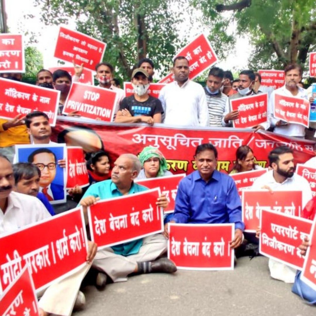 Protest Against National Monetisation Pipeline Intensifies, Hundreds Gather At Jantar Mantar