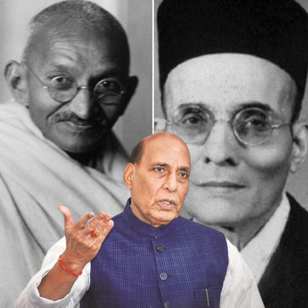 Did Gandhi Suggest Savarkar To Write Mercy Petitions? No, Rajnath Singh Made False Claim