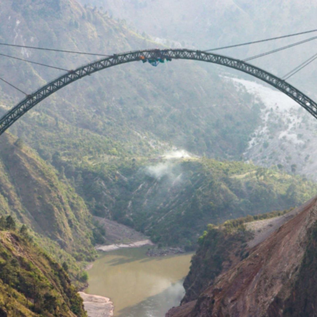 Indias Mega Projects! Chenab Bridge Is All Set To Be Worlds Highest Rail Bridge