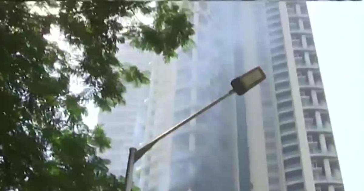 Mumbai: Massive Fire Breaks Out At Luxury Residential Tower​