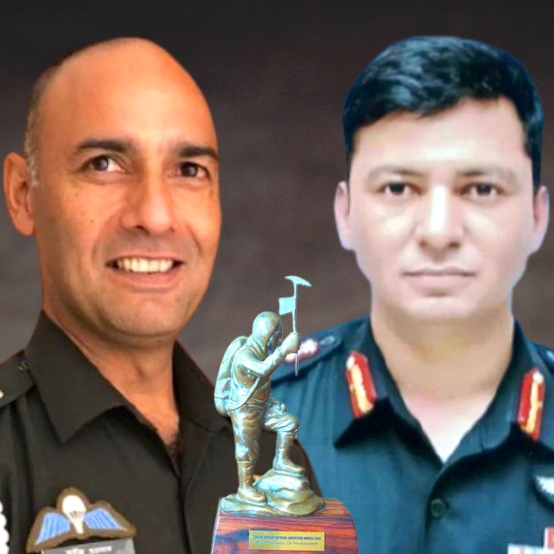 Two Indian Army Officers Honoured With Tenzing Norgay National Adventure Award
