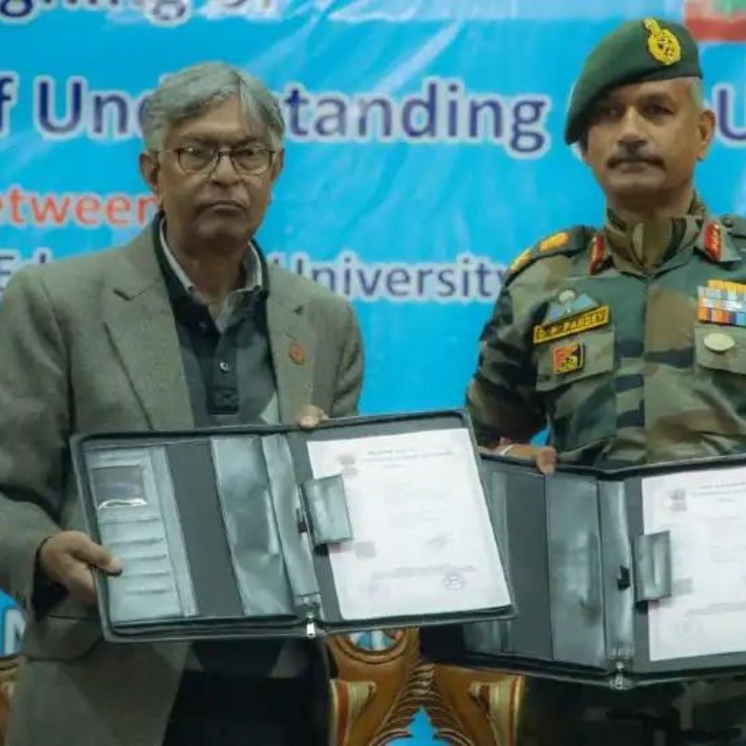 Army Signs MoU With University Of Kashmir To Provide Distance Education Courses To Soldiers