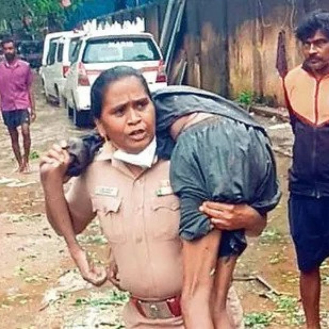 Chennai Floods: Female Inspector Rajeshwari Lauded For Rescue Efforts After Viral Video