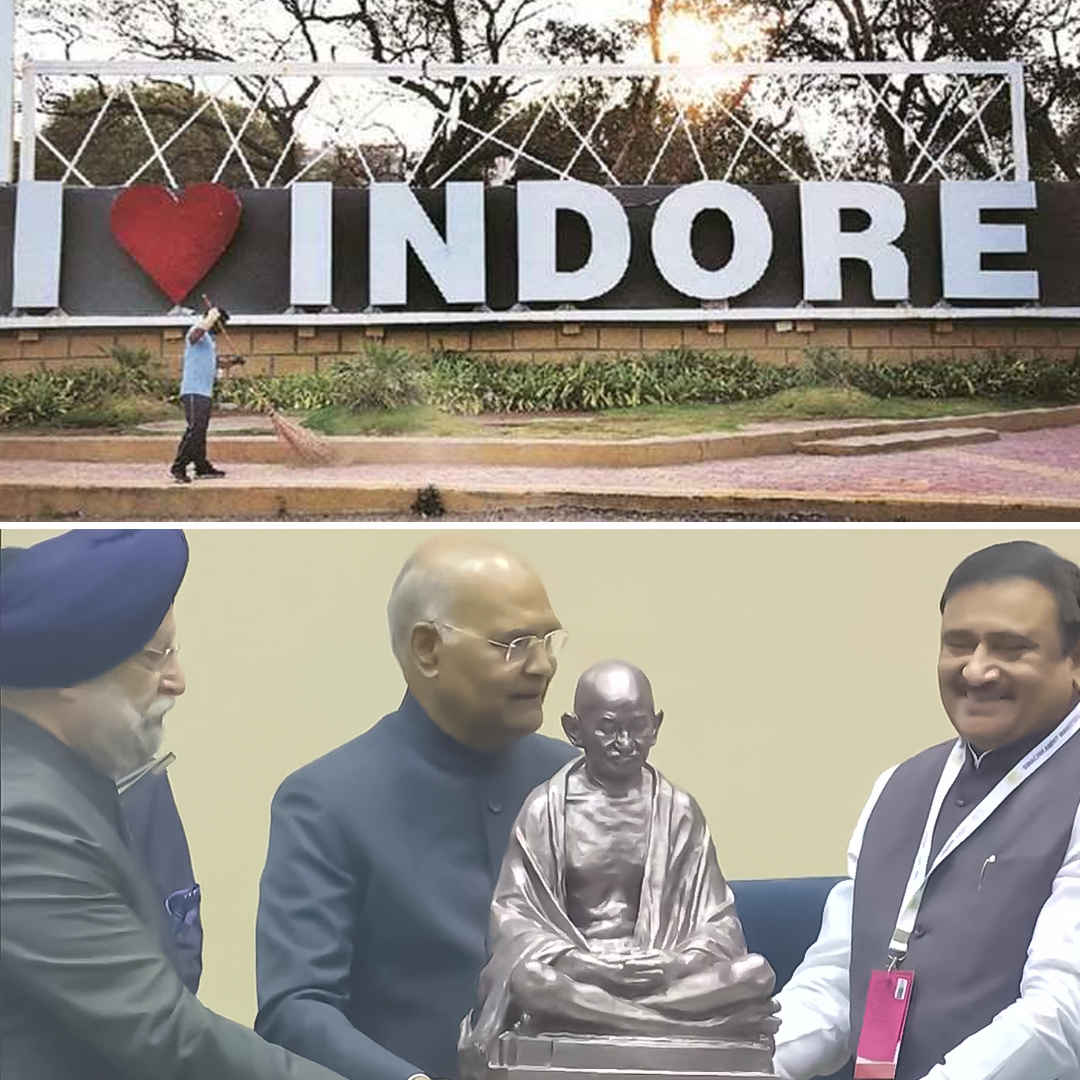 Swachh Survekshan 2021: Indore Bags Indias Cleanest City Title, Its 5th Win In A Row