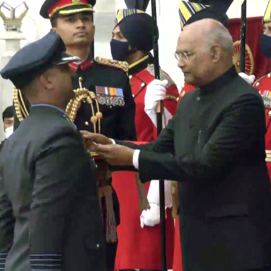 IAF Group Captain Abhinandan Varthaman Gets Vir Chakra For Shooting Down Pak Jet In 2019