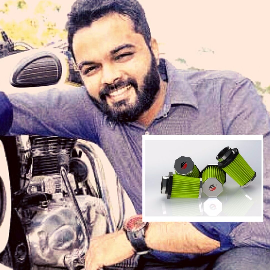 This Pune-Based Engineer Receives Grant For Air Filter Technology That Reduces Carbon Emissions In Vehicles