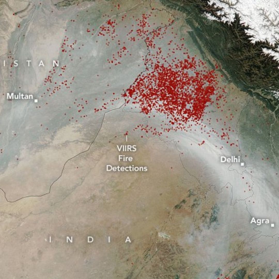 NASA Shares Pic From Space Of How Pollution in Northern India Looks Like