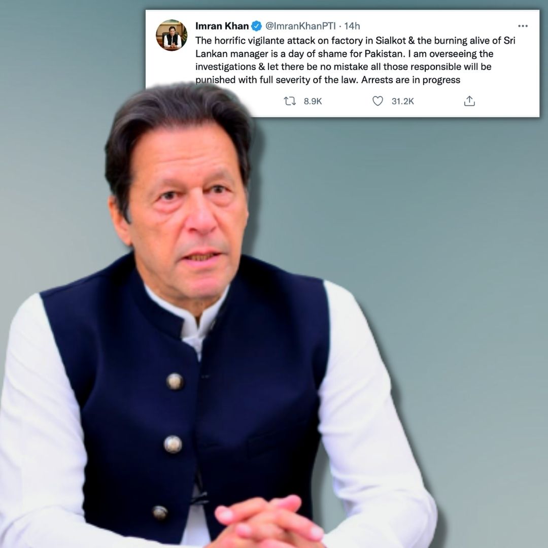 Day Of Shame For Pakistan: PM Imran Khan After Sri Lankan Factory Manager Lynched, Set On Fire In Sialkot