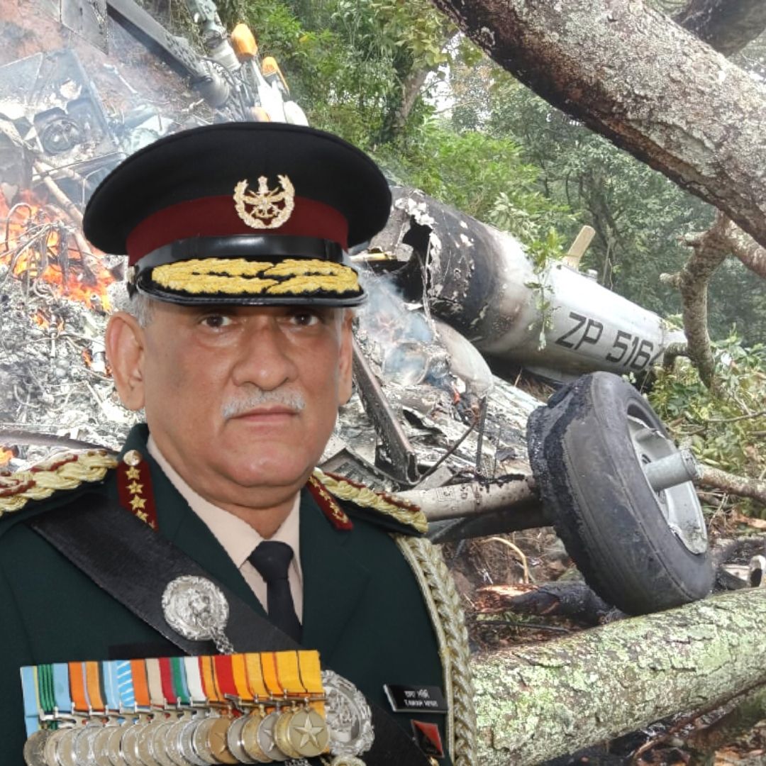 Army Chopper Carrying CDS Bipin Rawat, Family Crashes In Tamil Nadu, 4 Dead