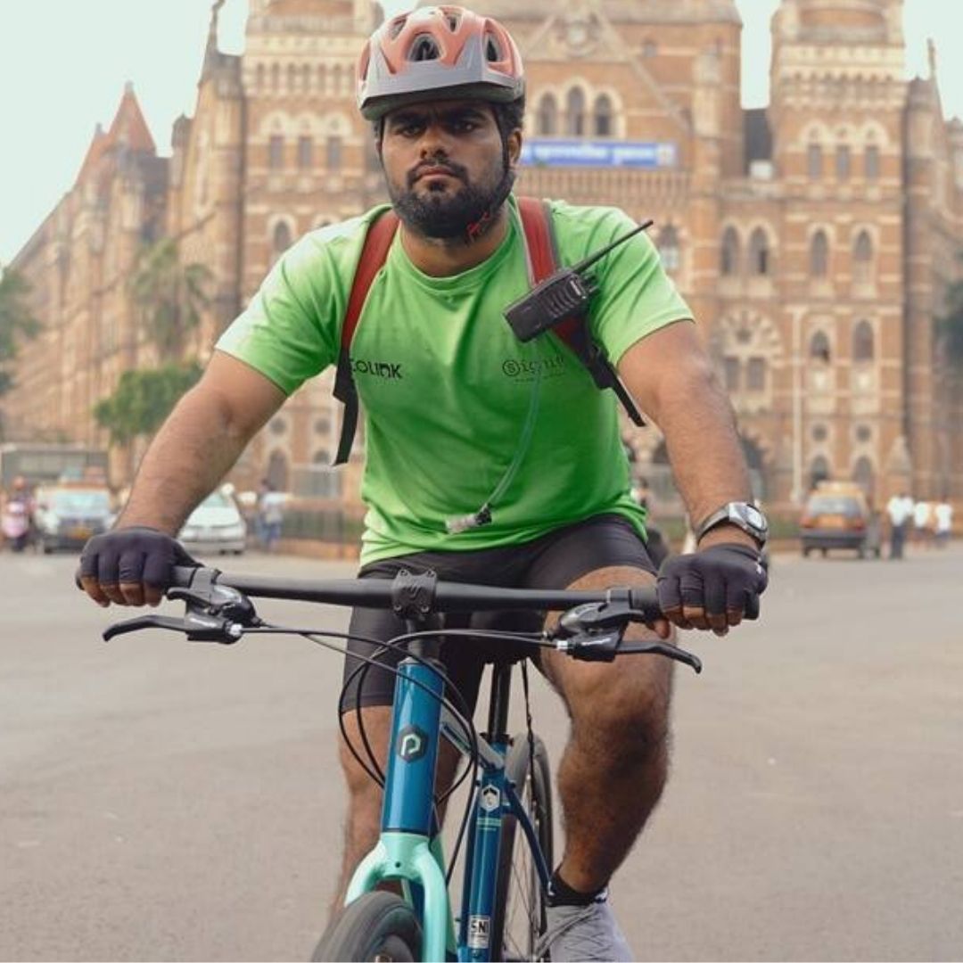Visually Impaired Ajay Lalwani Is Cycling 7,500 Kms Across India To Make People Aware Of Road Safety