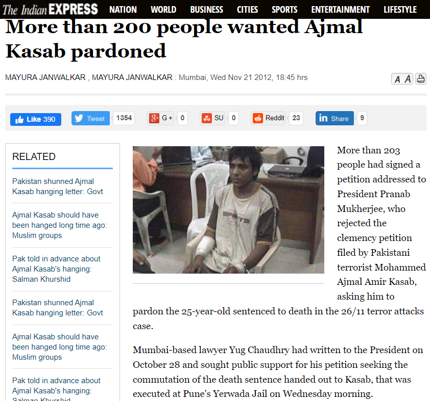 No, Akhilesh Yadav Didn't Sign Petition To Commute Ajmal Kasab's Death  Sentence