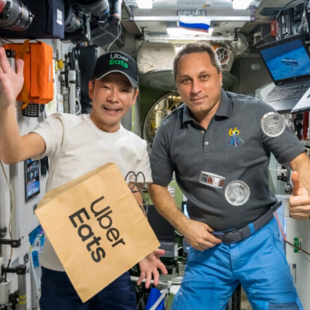 Out Of This World! Uber Eats Makes First Food Delivery To Space