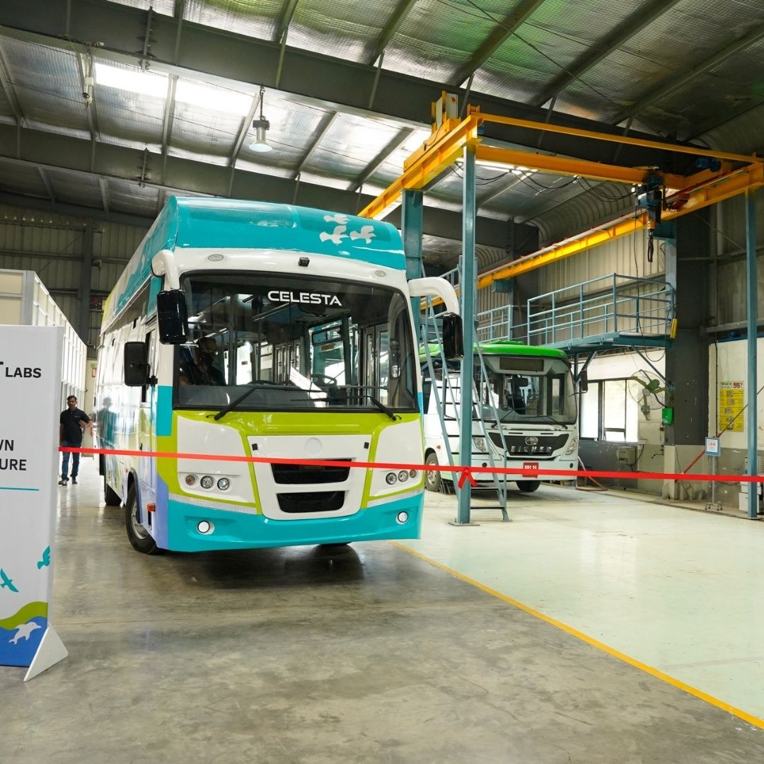 Pune-Based Sentient Labs Launches Countrys First Made in India Hydrogen Fuel Cell Bus