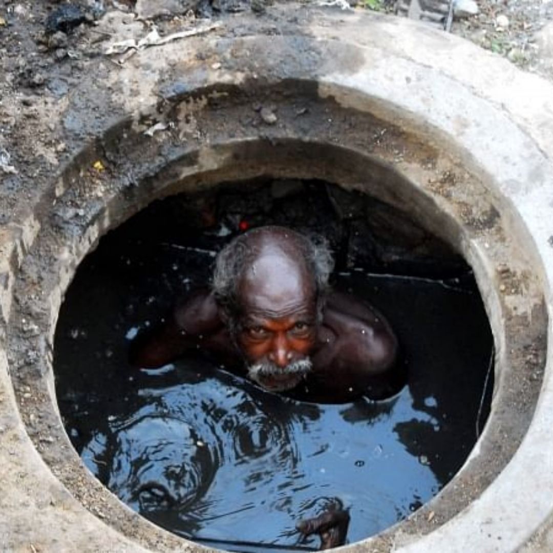 Three Booked For Forcing Dalit Employee To Clean Manhole