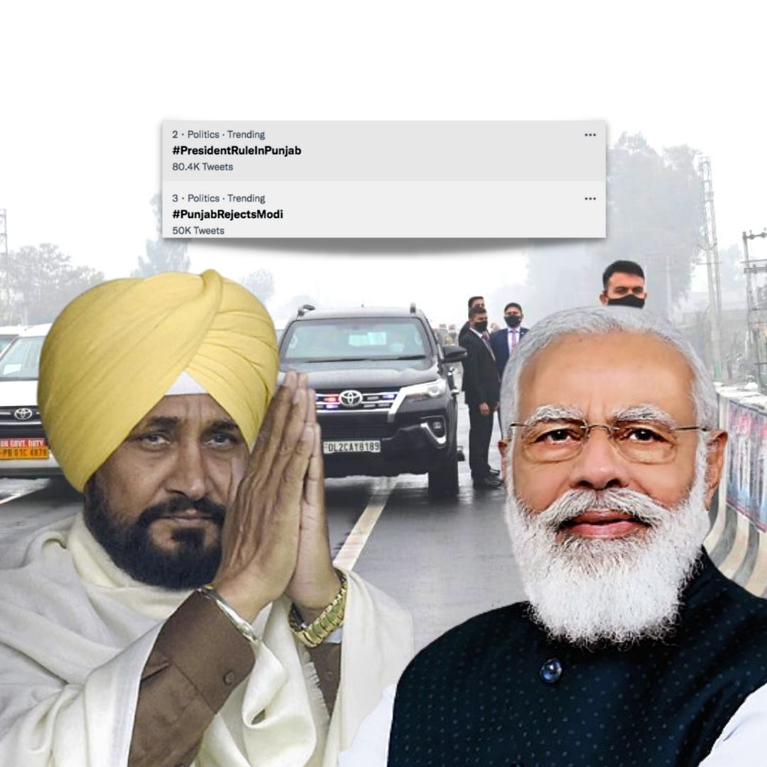 Twitter Stands Divided As PM Modis Ferozepur Rally Gets Cancelled Due To Lapse Of Security