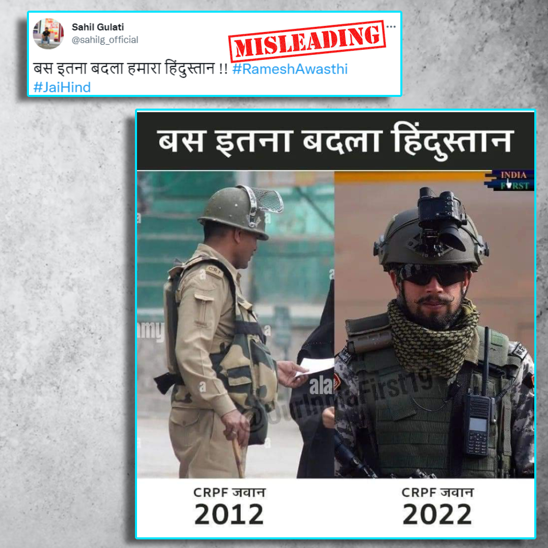 Viral Collage Shows Progress Of CRPF Uniform Over A Span Of 10 Years? Heres The Truth