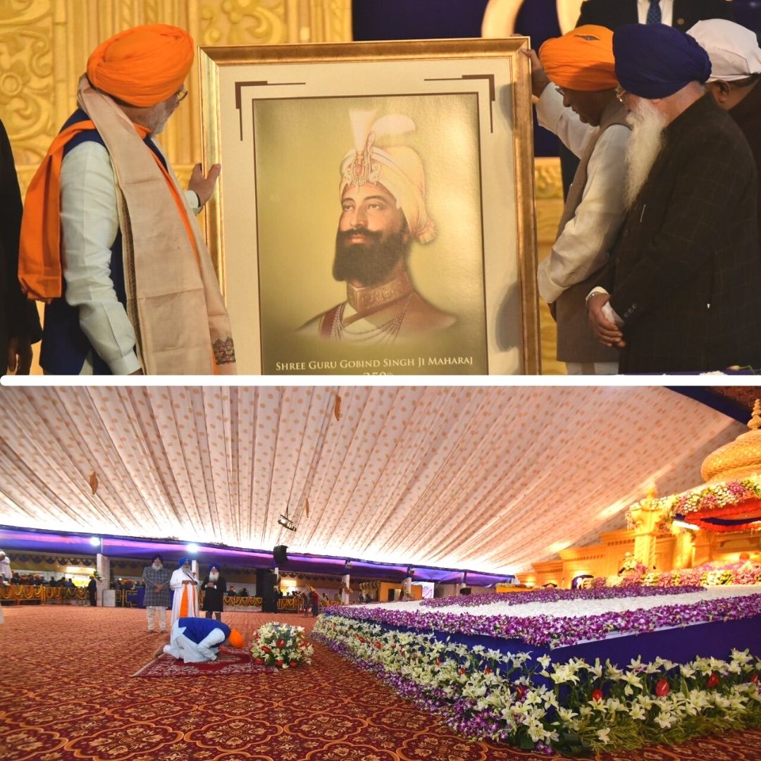 PM Modi Pays Tribute To Guru Gobind Singh On His 355th Birth Anniversary