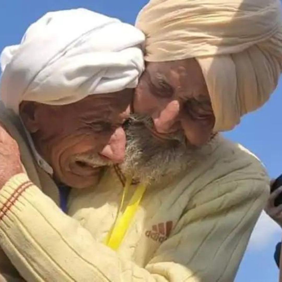 Heartening Reunion! Separated During Partition, Two Brothers Meet After 74 Years At Kartarpur