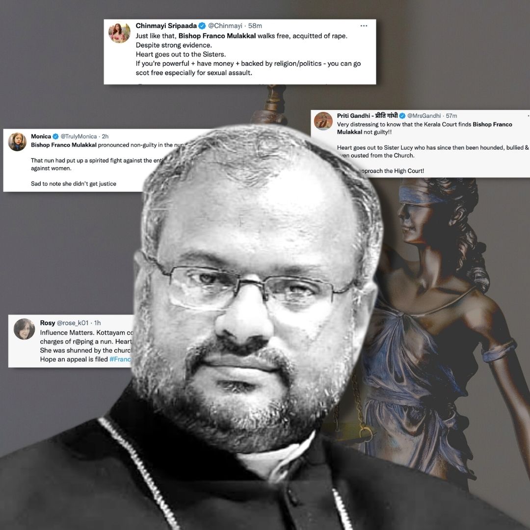 Kerala Nun Rape Case: Accused Bishop Franco Mulakkal Acquitted By Court, Netizens Ask Where Is Justice?