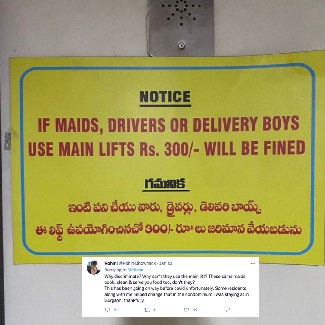 Classist Or Precautionary? Hyderabad Housing Societys Notice For Domestic & Delivery Workers Divides Netizens