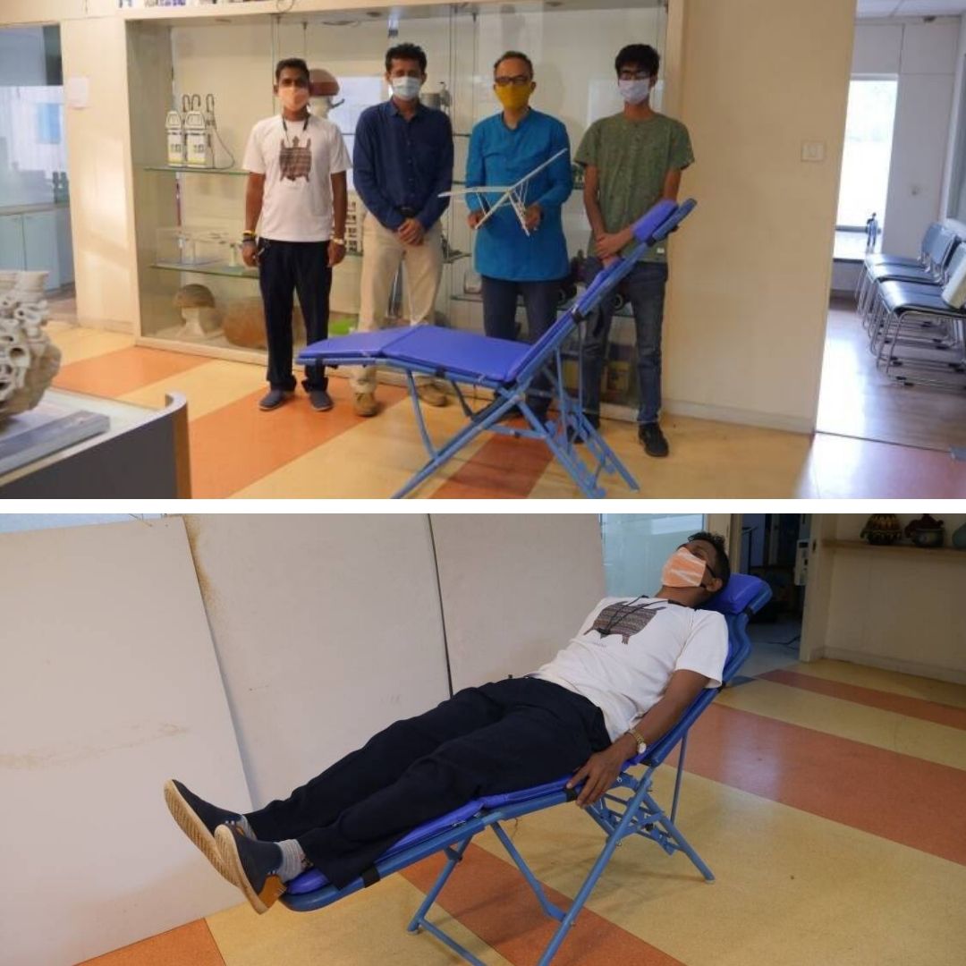 IIT Bombay Team Creates Portable Chair For Rural Dental Camps