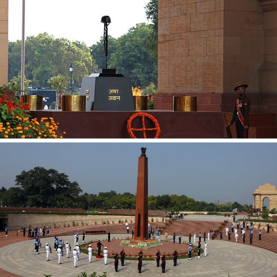 Amar Jawan Jyoti & National War Memorial Merge: Significance Of Two Eternal Flames Representing Indian Victories