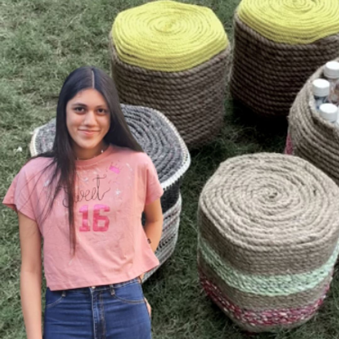 Reducing Carbon Footprint: This 16-Year-Old Is Reusing Used Plastic To Make Various Products