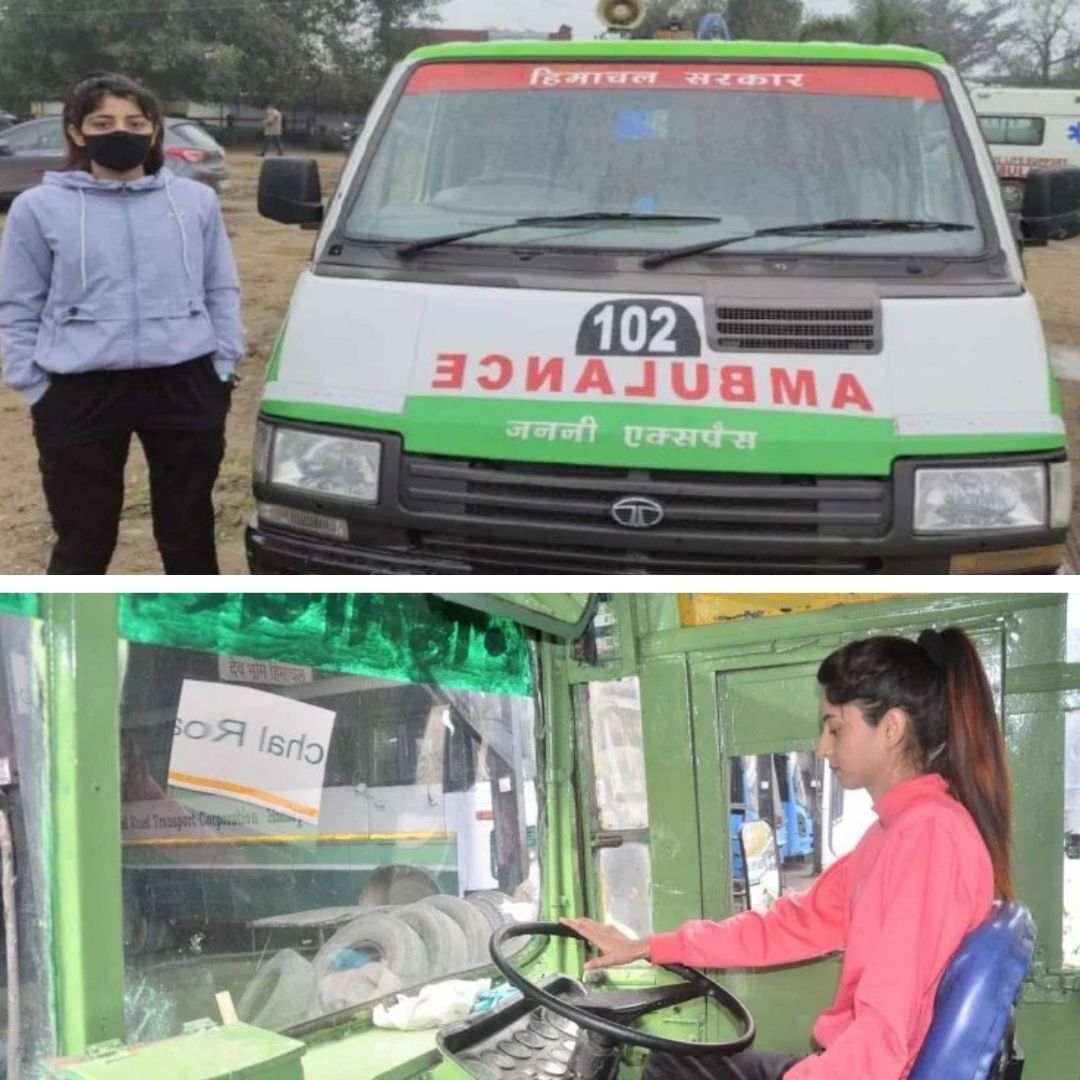 Meet Nancy Katnoria, 22-Yr-Old From Himachal Pradesh, Who Is States First Woman Ambulance Driver