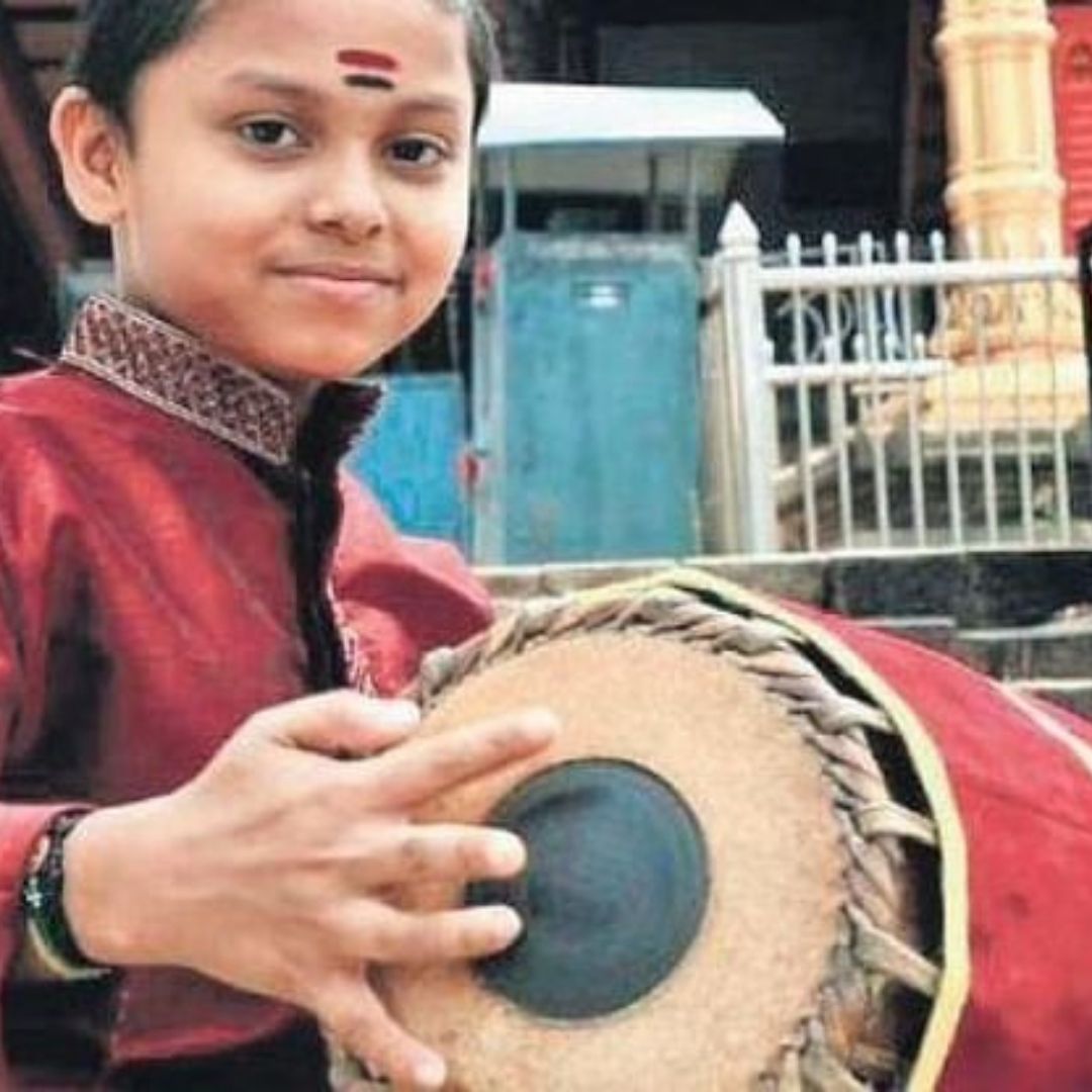14-Yr-Old Boy From Kerala Bags National Award For Traditional Percussion Instrument