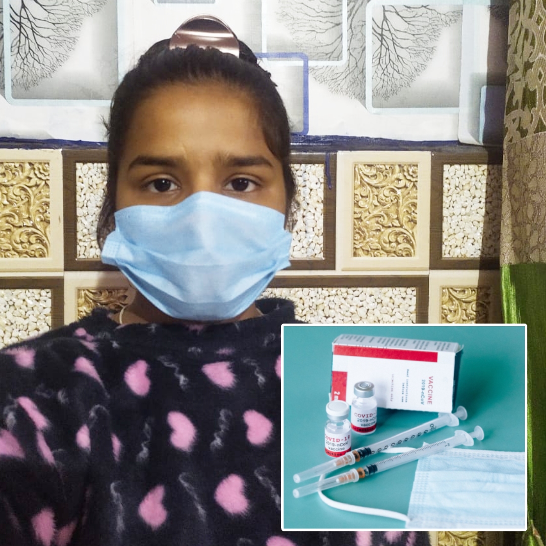 15-Year-Old Girl From Himachal Pradesh Overcomes Her Fears, Gets First Shot Of COVID-19 Vaccine