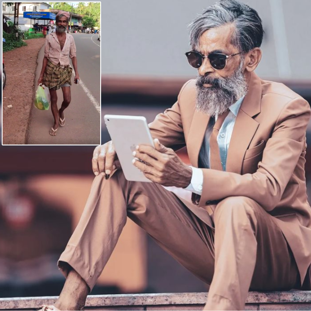 60-Year-Old Daily Wager Sets Internet Ablaze As He Turns Into Model