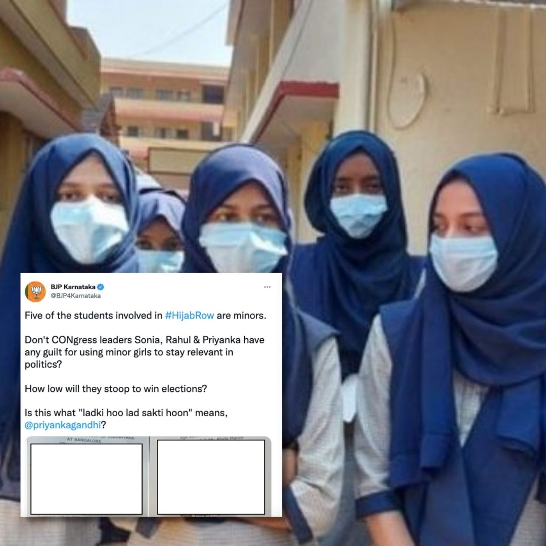 Hijab Row: Karnataka BJP Tweets Girls Personal Details, Deletes Amid Outrage