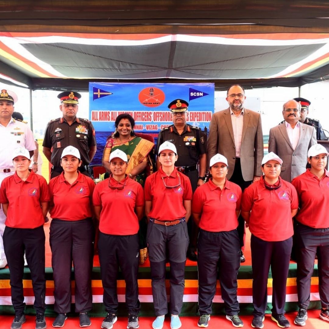 First Of Its Kind! All-Women Indian Army Officers Embark On Sailing Expedition