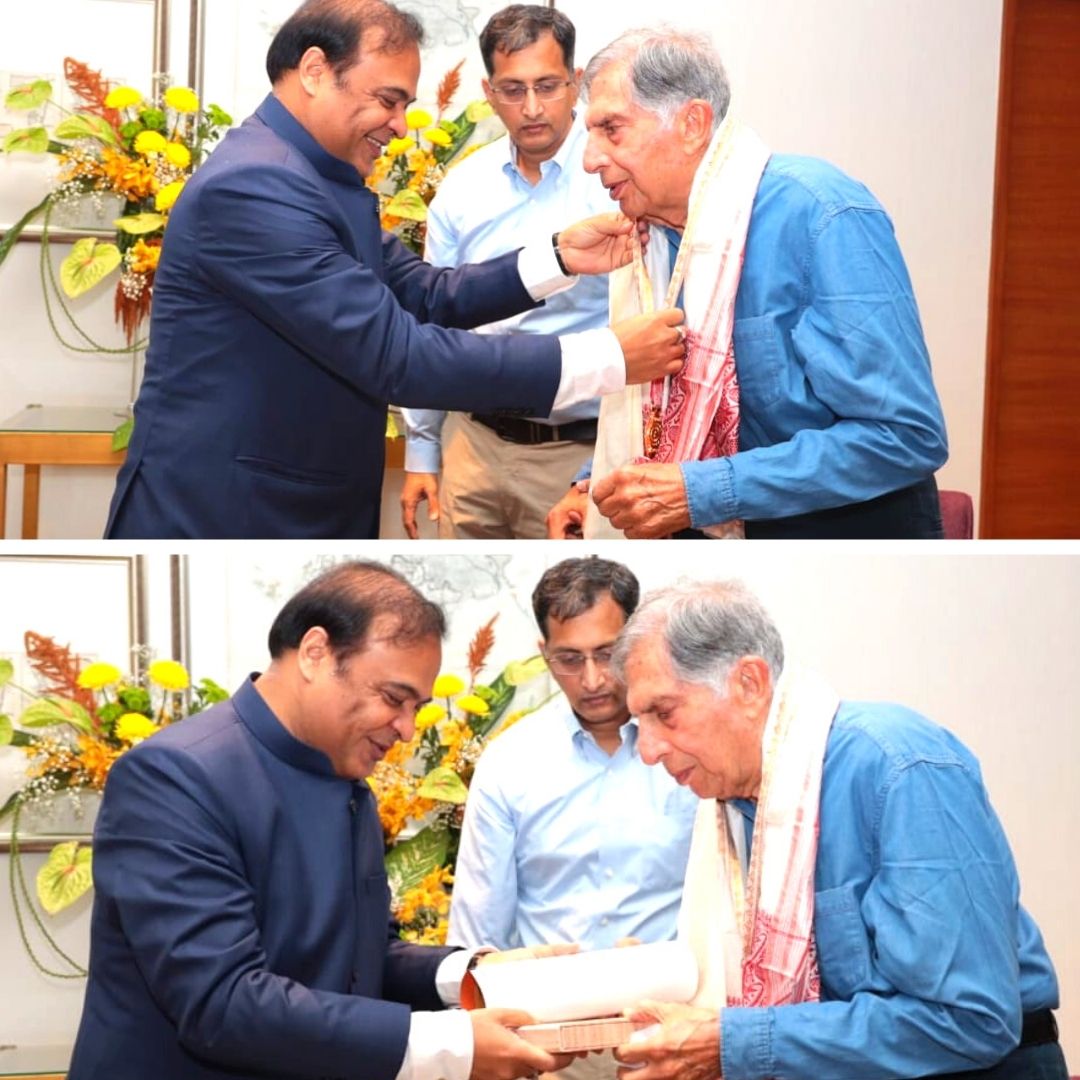 Ratan Tata Conferred With Assams Highest Civilian Award By CM Himanta Biswa Sarma