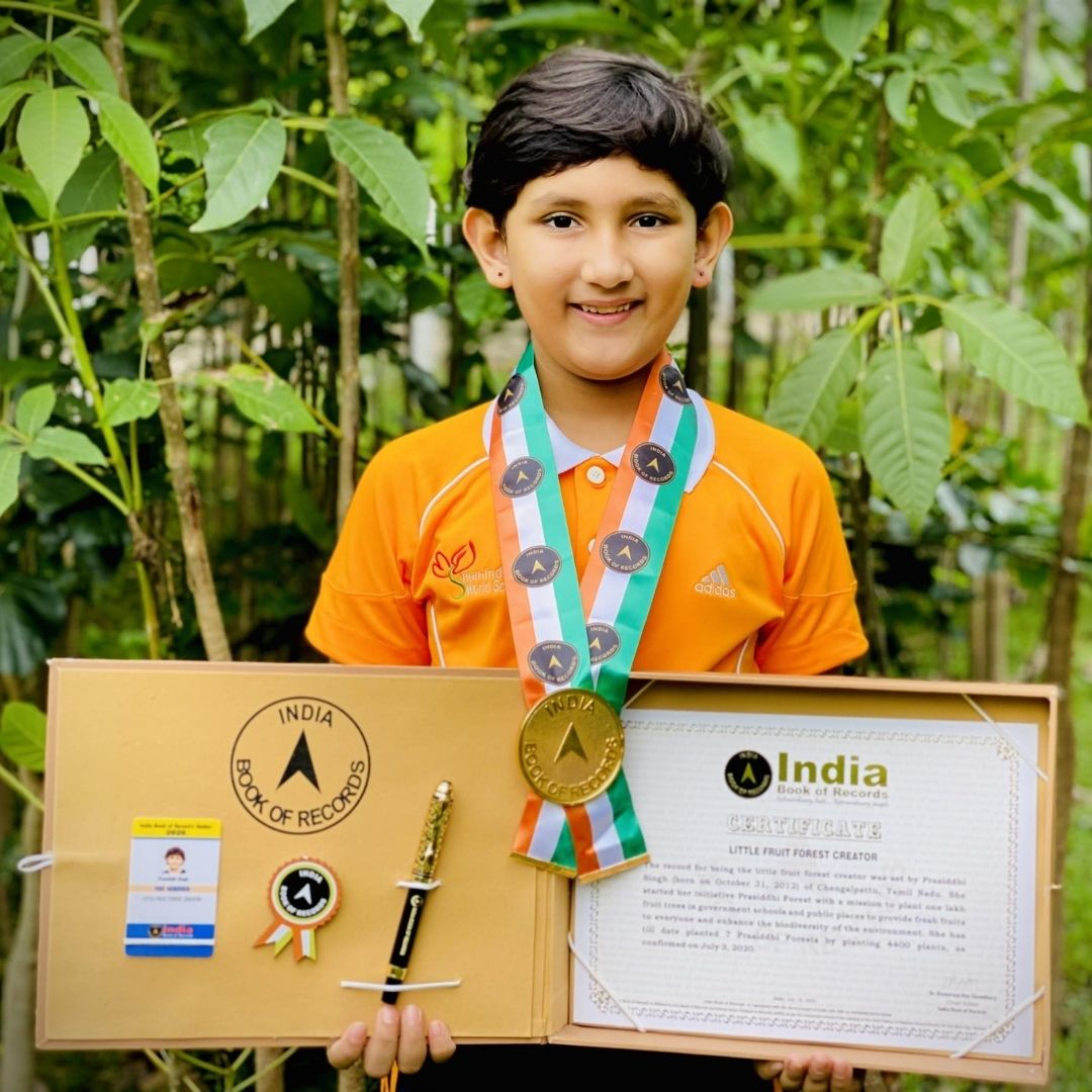 Meet 9-Year-Old Prasiddhi From Chennai Who Has Cultivated 19 Fruit Forests