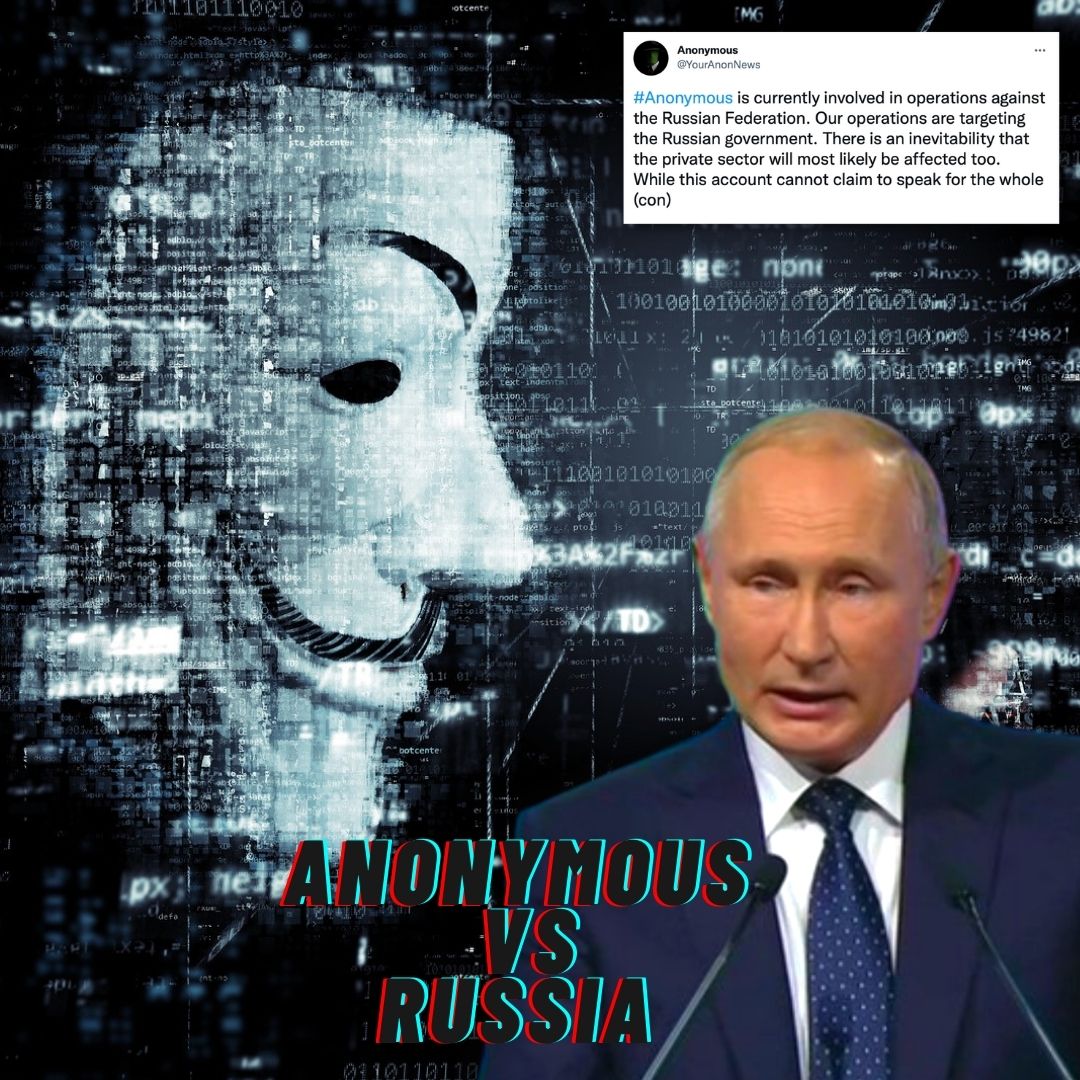 In Response To Ukraine Crisis, ANONYMOUS Declares Cyber War On Russia, Hacks Many Govt Websites