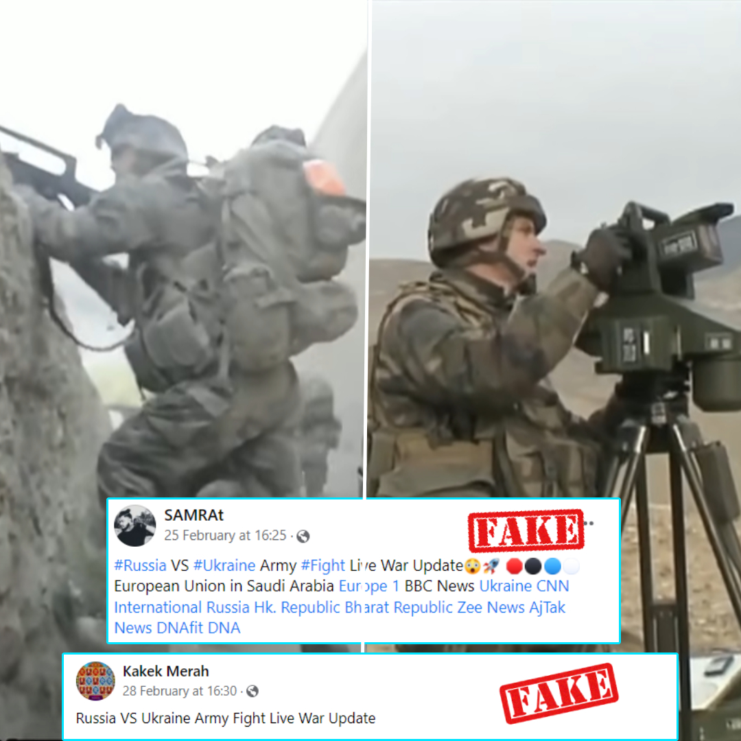 Old Video Of French Troop Fighting Taliban Falsely Shared As Ongoing Russia-Ukraine War