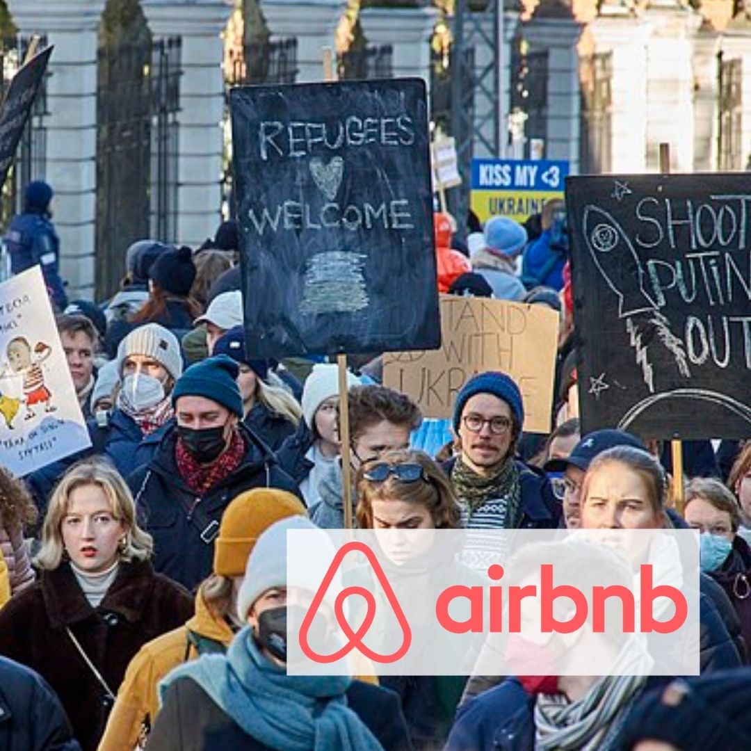 Airbnb To Offer Free Housing To 100,000 Ukrainian Refugees